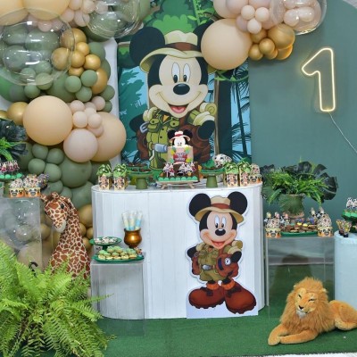 Decoração Safari do Mickey
