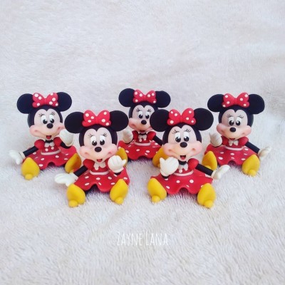 Apliques Minnie Em Biscuit