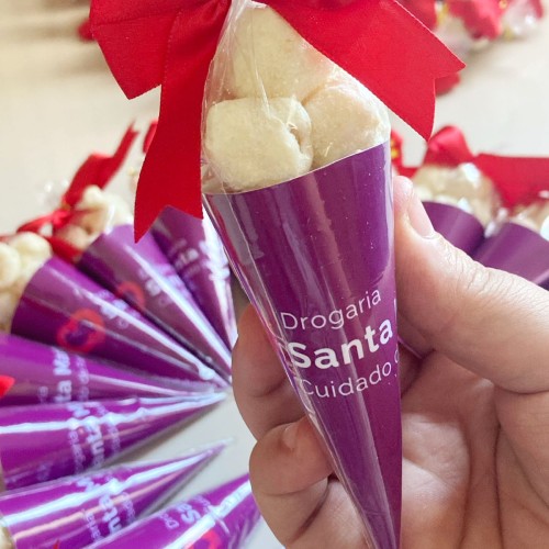 Lembrancinha Pipoca Gourmet Cone