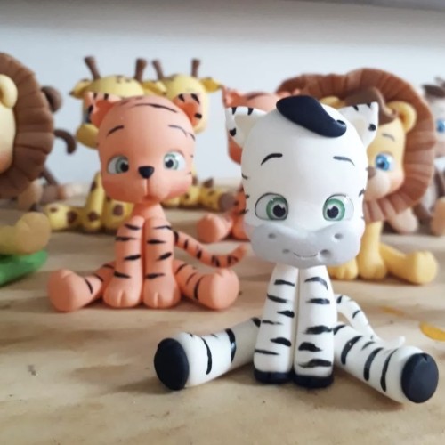 Apliques Safari em Biscuit
