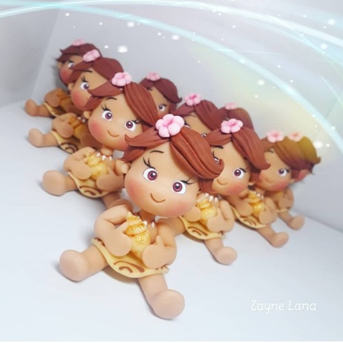 Apliques em Biscuit Moana