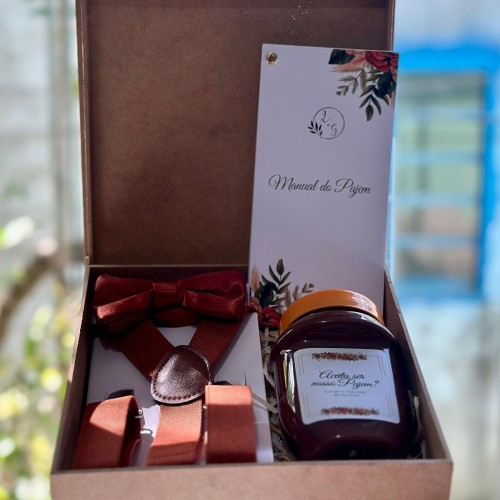 Caixa Presente Daminha ou Pajem