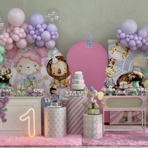Decoração Circo Rosa