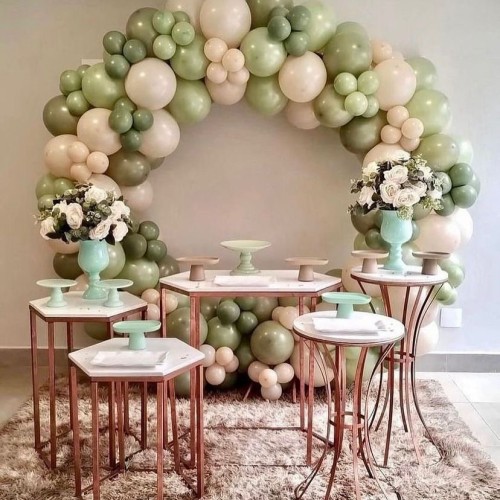 Decoração Verde com Bege